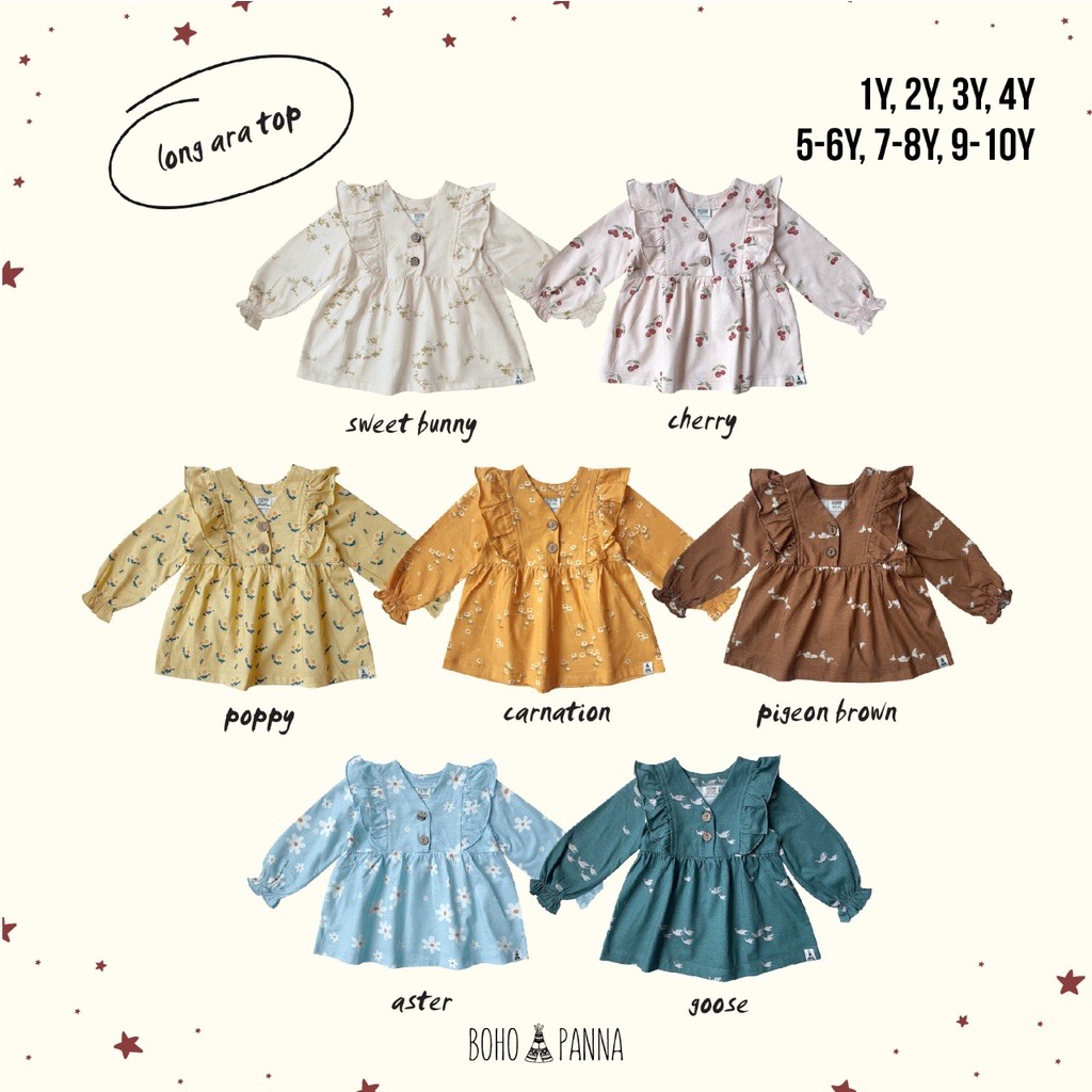 BOHOPANNA | BOHOBABY - LONG ARA TOP - Atasan Anak Bayi-1