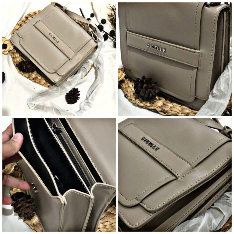 TAS IMPORT merk crinkle premium