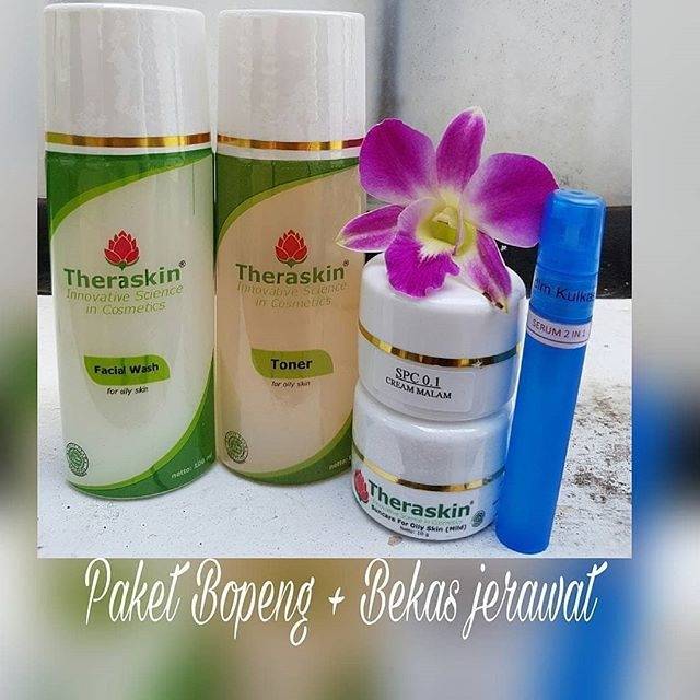 THERASKIN PAKET BOPENG DAN BEKAS JERAWAT