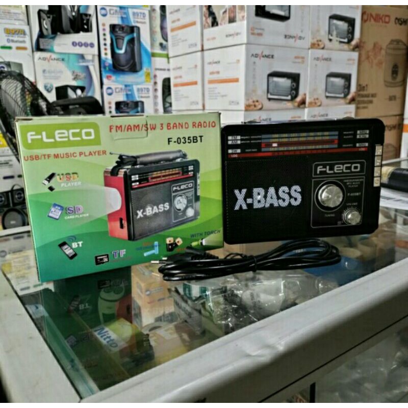 Cod//Bayar Ditempat Radio USB Fleco F-035BT Suara jernis kwalitas dijamin