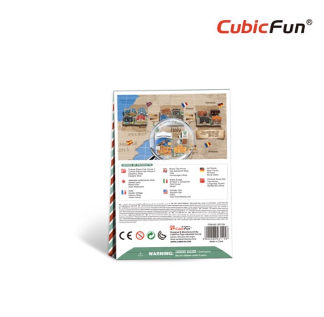 [MURAH] Cubic Fun 3D Puzzle World Style 🇮🇹 Rialto Bridge (Italy Flavor)