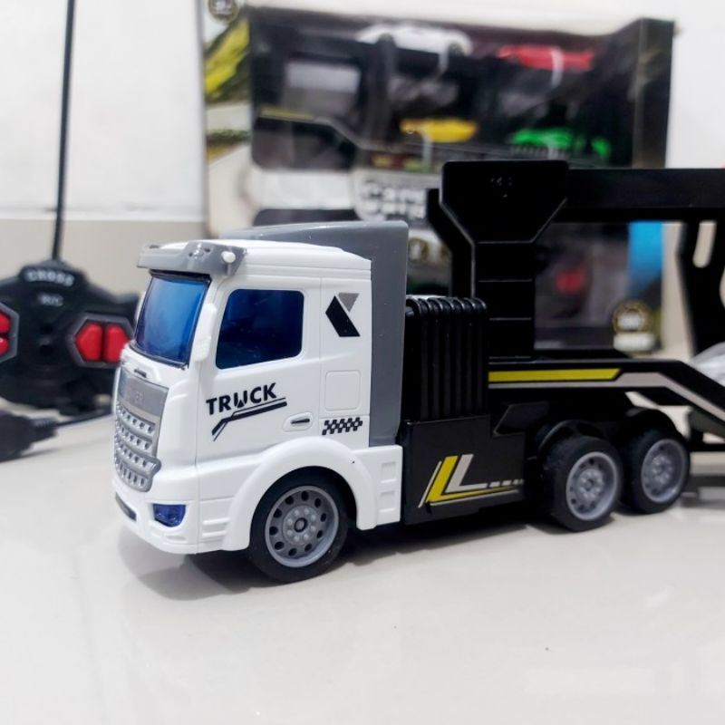 Rc Truk Hauler Remote Control - Mainan Mobil Remot Kontrol Truck Towing Anak Laki