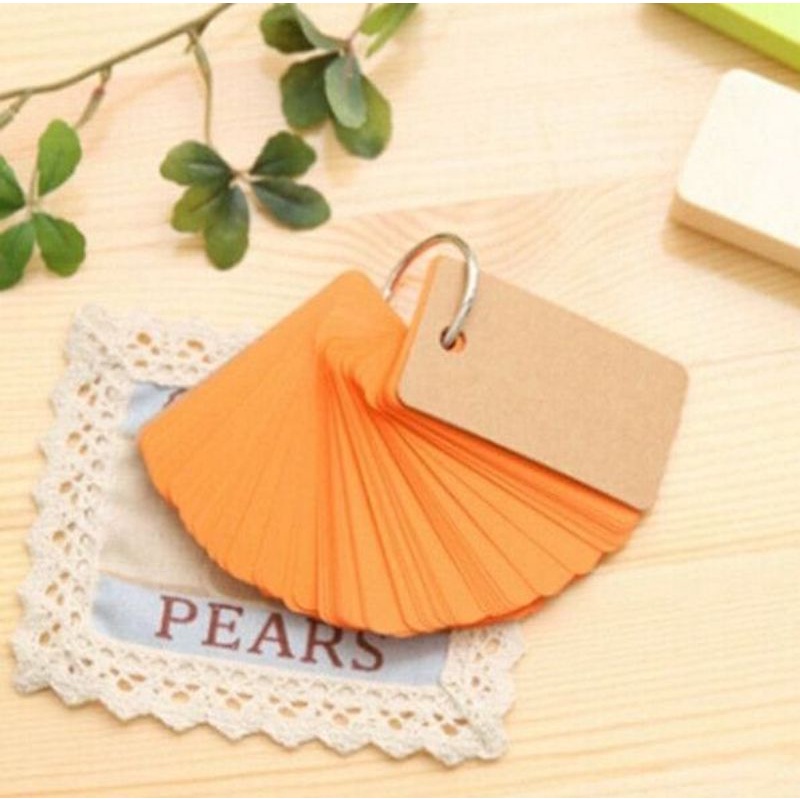 

flash card orange pake ring