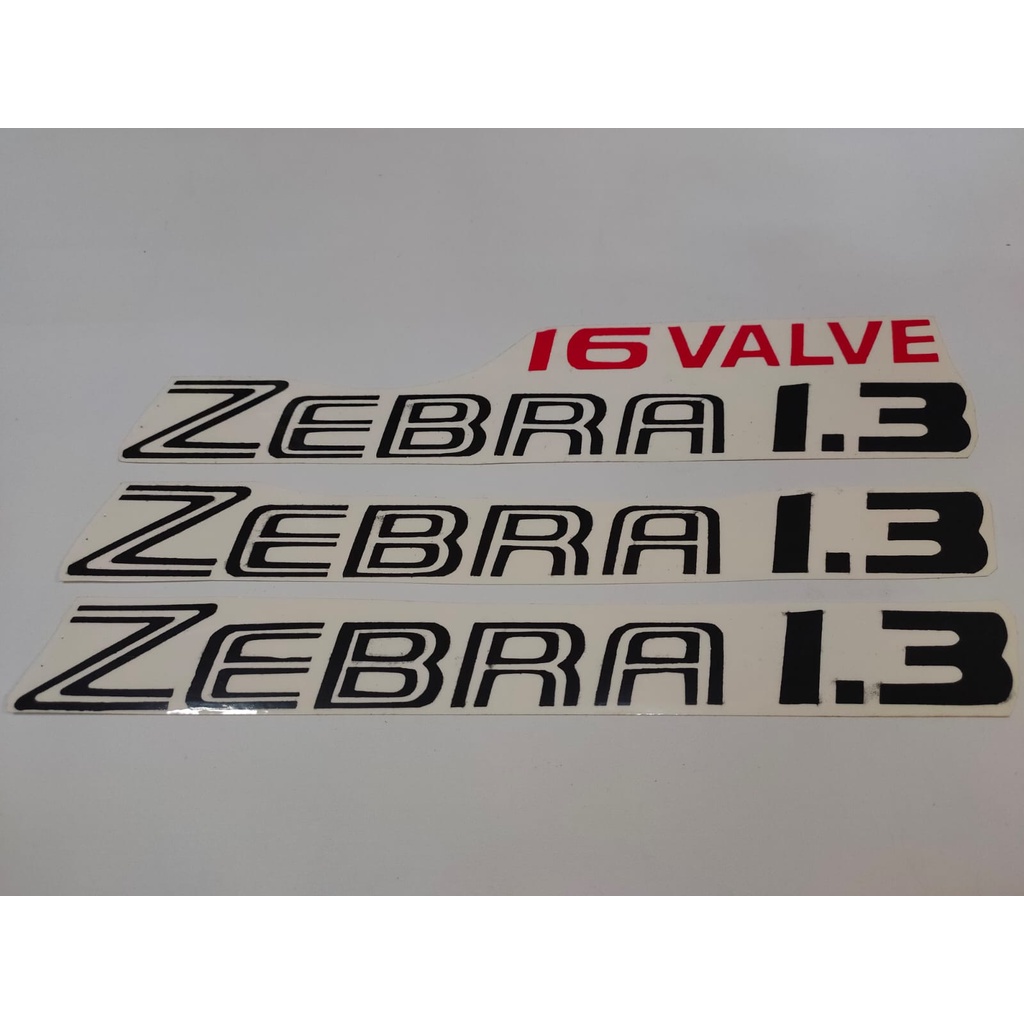 Stiker Zebra1,3 16 Valve-Zebra 1,3-Hijet 1,0