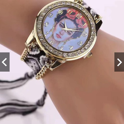 Jam Tangan Remaja & Wanita Tali Rajut Edge-Quenn