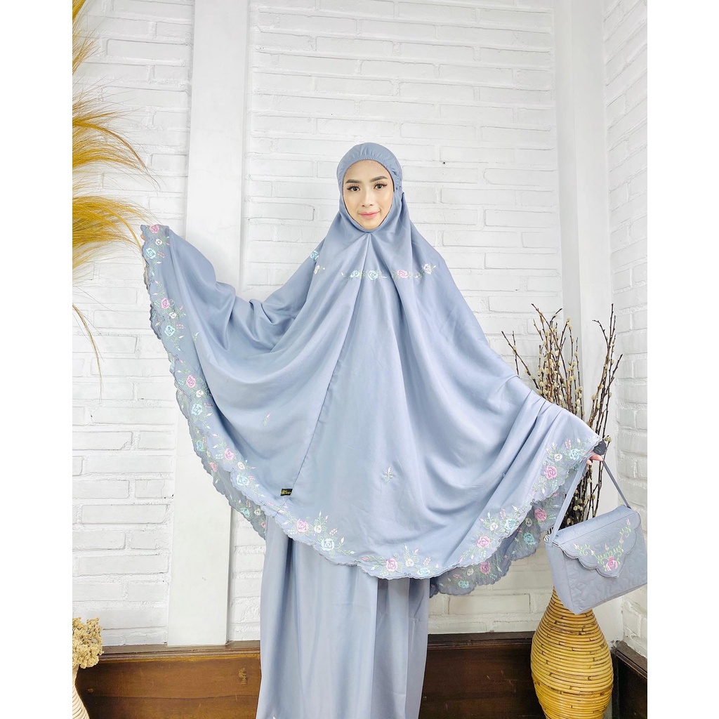 Benang Raja Mukena Bordir Premium