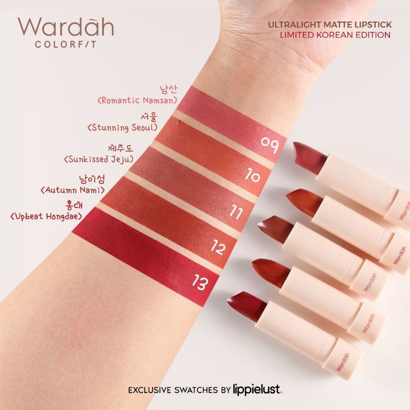 Wardah Colorfit Ultralight Matte Lipstick - Korea Edition