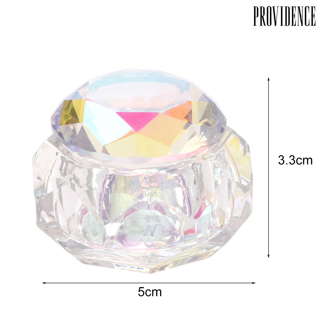Providence Nail Art Dappening Dish Wide Application Wear Resistant Accessory Nail Acrylic Liquid Powder Dappen Plate Bowl for Salon