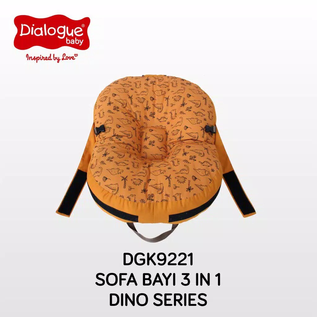 Dialogue DGK9221 Dino Series Kasur Bayi Newborn Baru Lahir Belajar Duduk