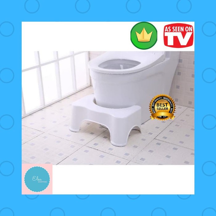 Kursi toilet bantu jongkok anti constipation Squatty Potty