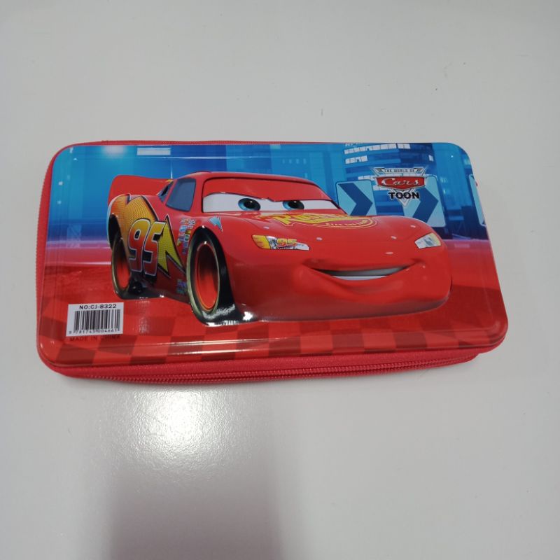 

Kotak pensil karakter resleting Cars