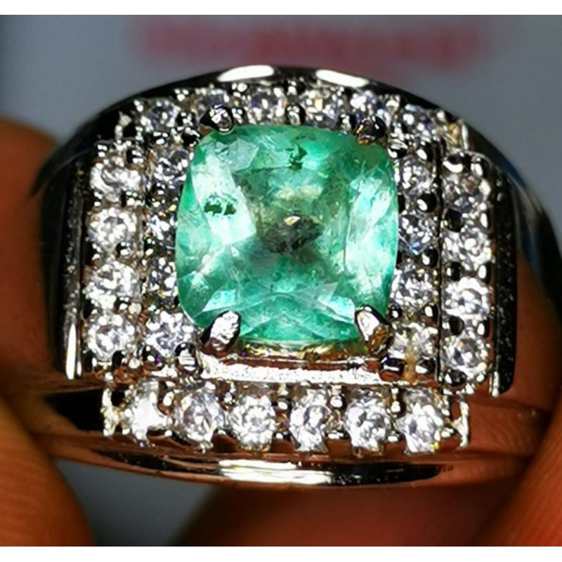 Batu asli natural zamrud colombia