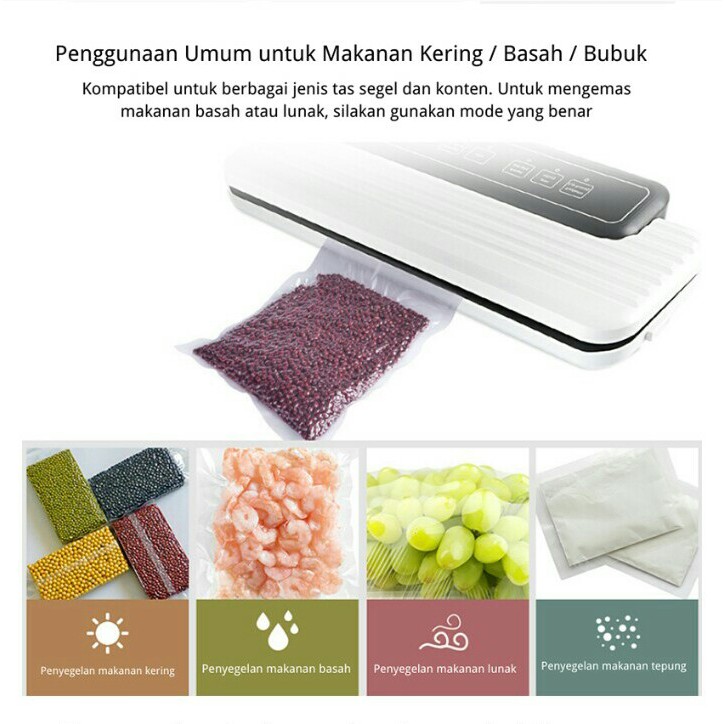 Vacum Sealer Automatic Basah dan Kering 32cm / Automatic Vacuum Sealer Wet &amp; Dry