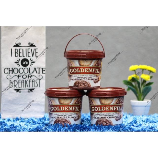 

Selai Goldenfil Hazelnut Crunchy