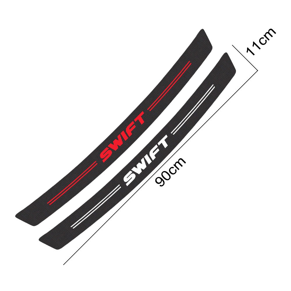 stiker mobil sticker suzuki swift stiker carbon pengaman bemper belakang mobil swift stiker suzuki s