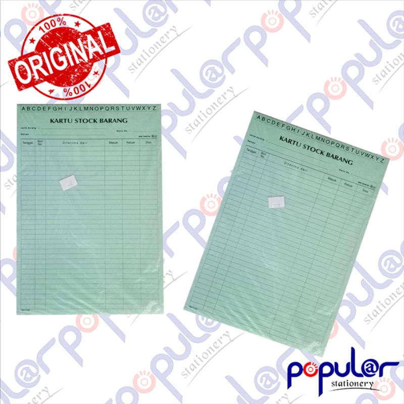 

Kartu Stock Folio