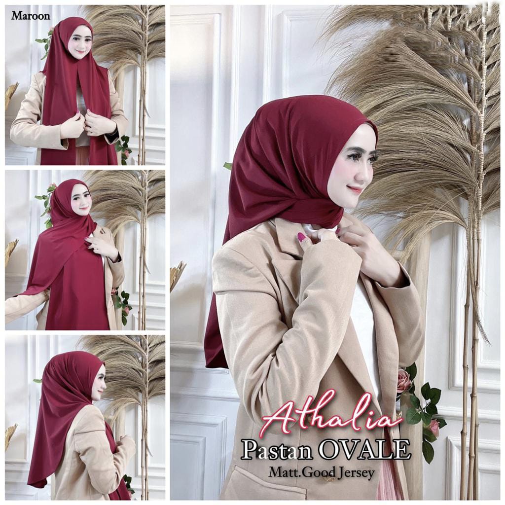 Jilbab Instan PASHMINA OVAL Malaya