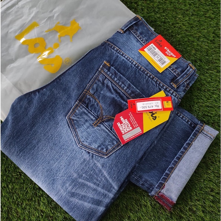 S M L XL XXL XXL UKURAN ALL SIZE // Celana Jeans Lois Original Pria 27-38 Panjang Terbaru - Jins Lois Cowok Asli 100% Premium ORIGINALL
