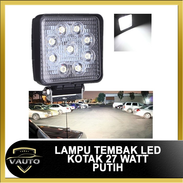 lampu kabut led mobil motor foglamp lampu sorot off road 27 watt