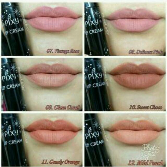 READY NEW COLOR 07-12!!! READY 1-12 Pixy Lip Cream Matte