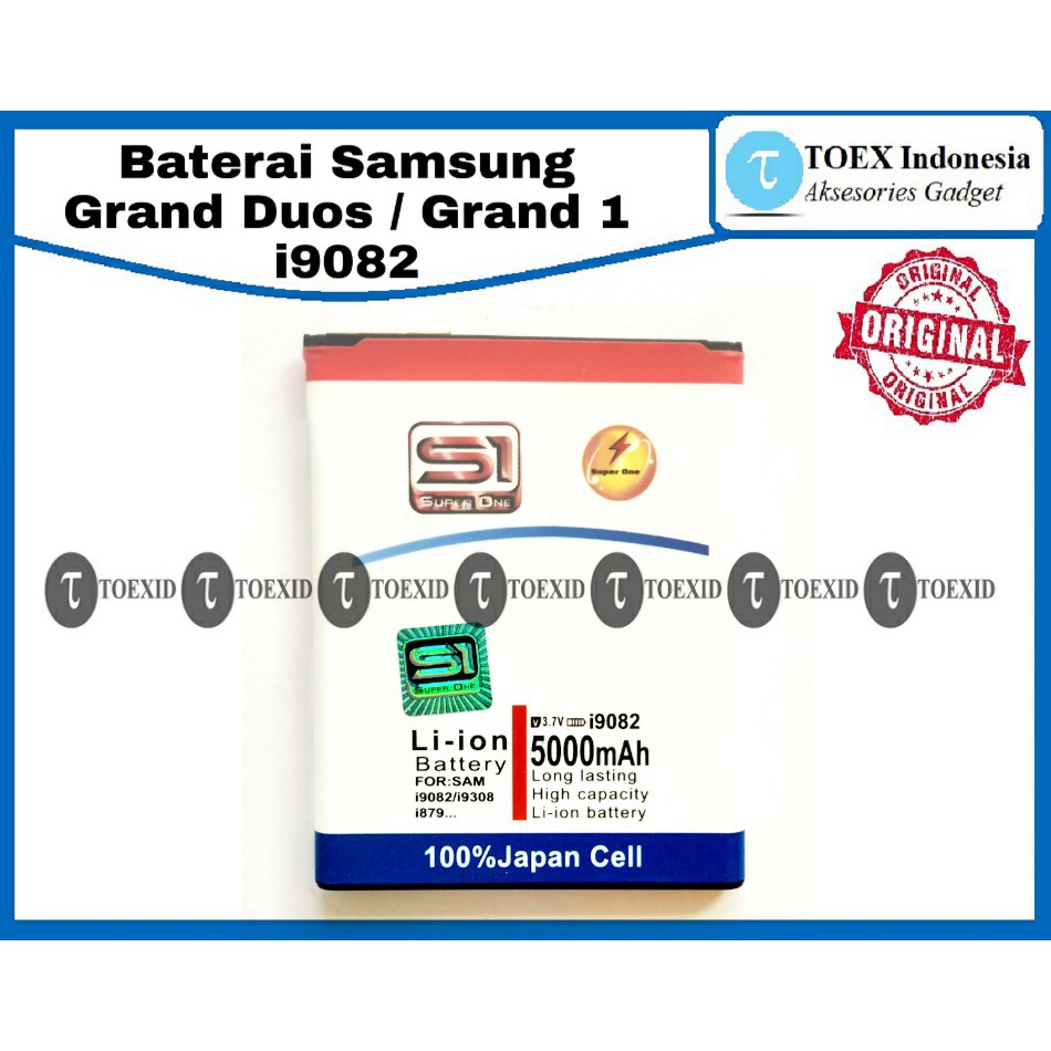 Baterai Samsung Grand Duos / Grand 1 i9082 - Batre Batrai Double Power IC - Super One Original