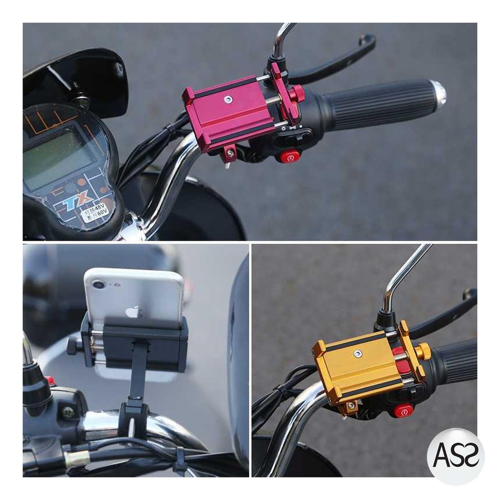 ASS Shop - Zacro Smartphone Holder Sepeda Handle Bar Bike Mount - YP0715043