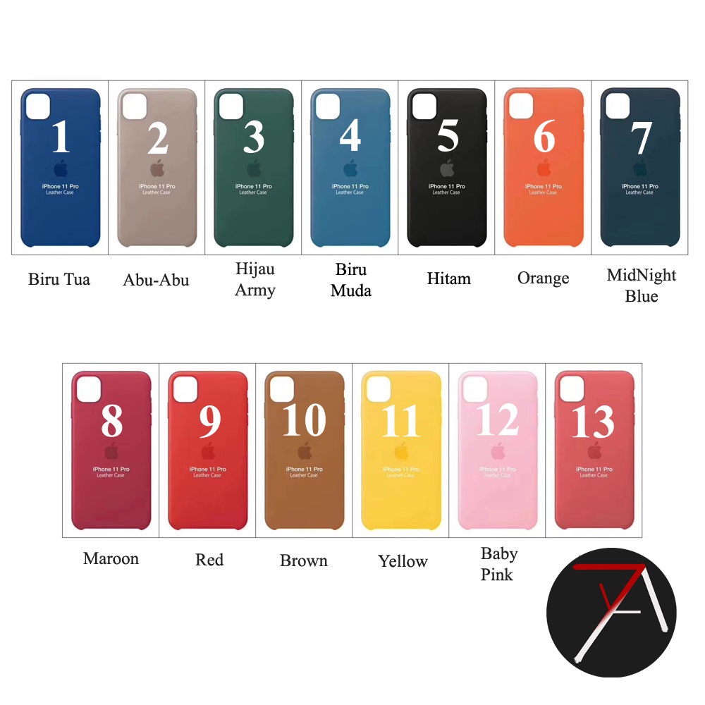 IphoneSE Iphone SE 2022 Premium Genuine Leather Kulit Case Cover Casing Original