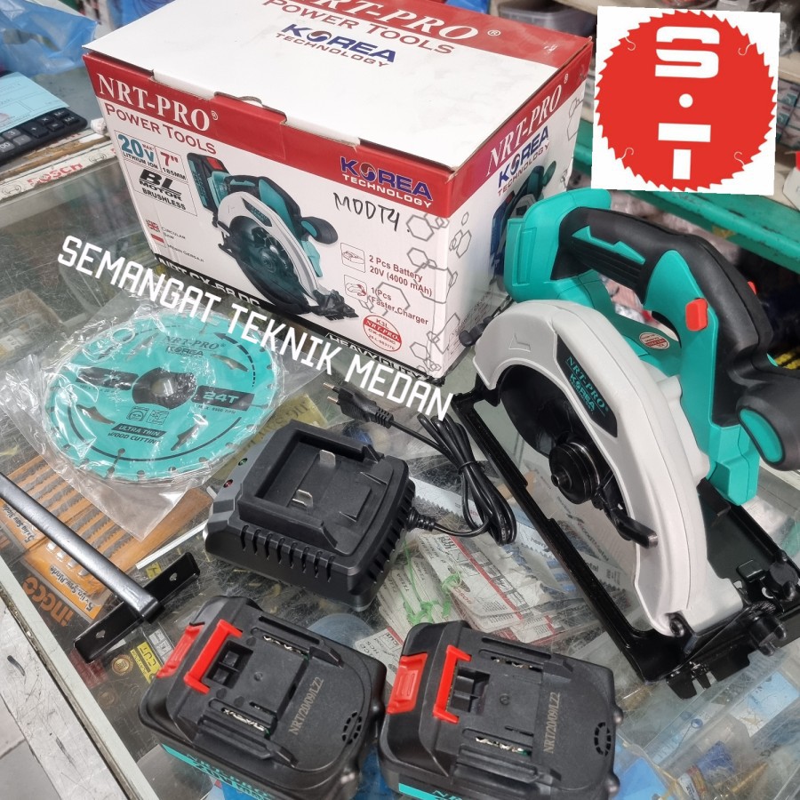 CX-58DC CORDLESS BATERAI CIRCULAR SAW BLADE 7" 20V 4AH NRT-PRO NRT PRO