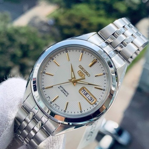 SEIKO 5 SNKL17K1 SILVER JAM TANGAN JAM ORIGINAL ORI - AUTOMATIC