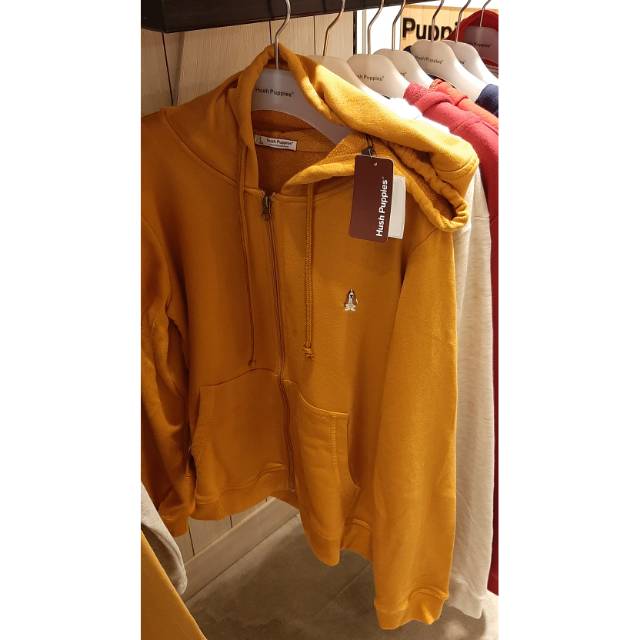 SWEATER KIM IN HUSHPUPPIES SWEATER CEWEK HUSH PUPPIES ORI Ready warna Mustard M
