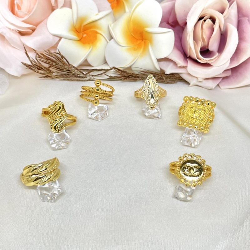cincin dubai emas Kuning xuping