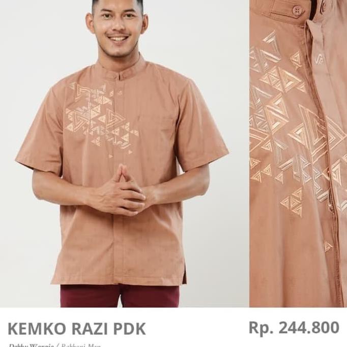 Baju Koko Kemko Razi Pdk Rabbani Original Terbaru