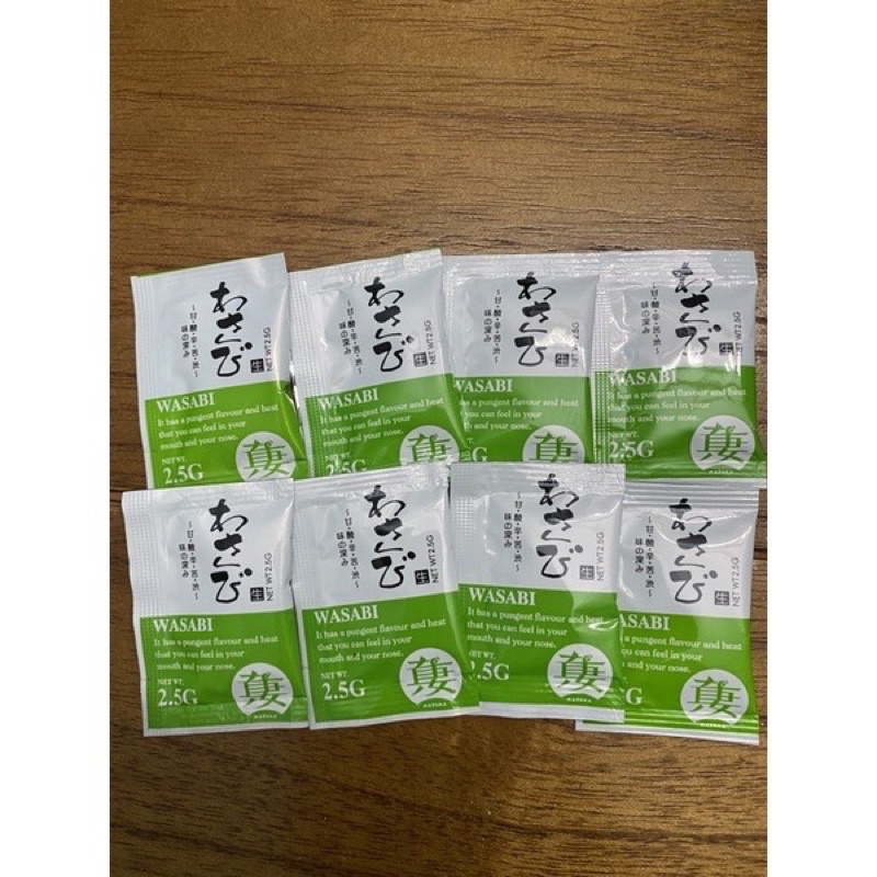 

wasabi 3pcs @2.5gram
