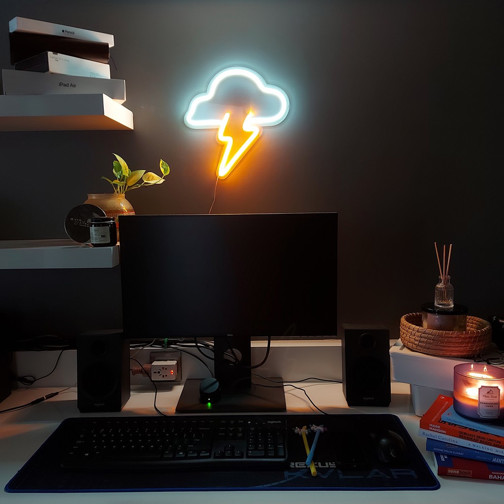 NEON LED BENTUK PETIR/THUNDER