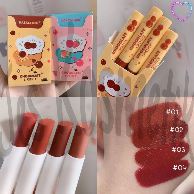 LIPSTIK HASAYA GIRL//GROSIR DAN ENCERAN //GRATIS ONGKIR //TERMURAH//COD