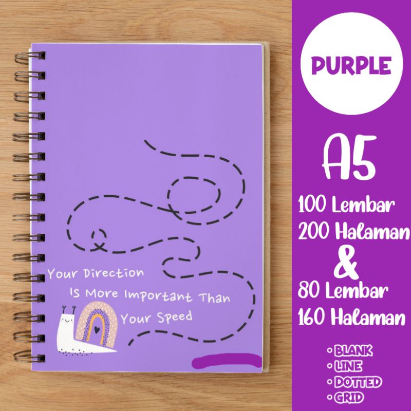 

Notebook A5 100 Lembar 200 Halaman Tebal