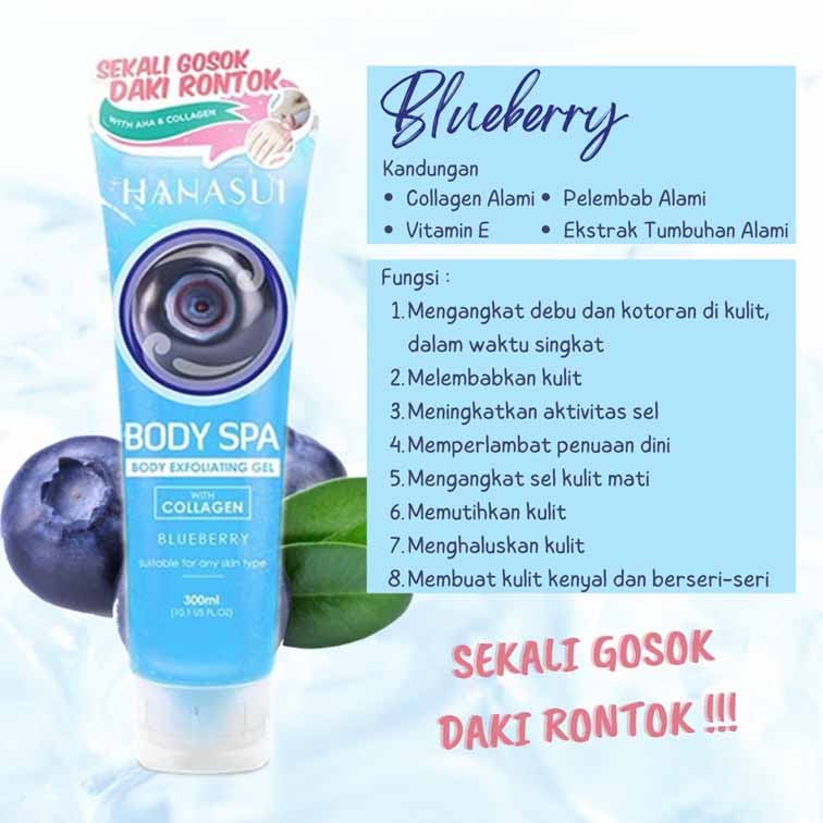 HANASUI BODY SPA BODY EXFOLIATING GEL WITH COLLAGEN