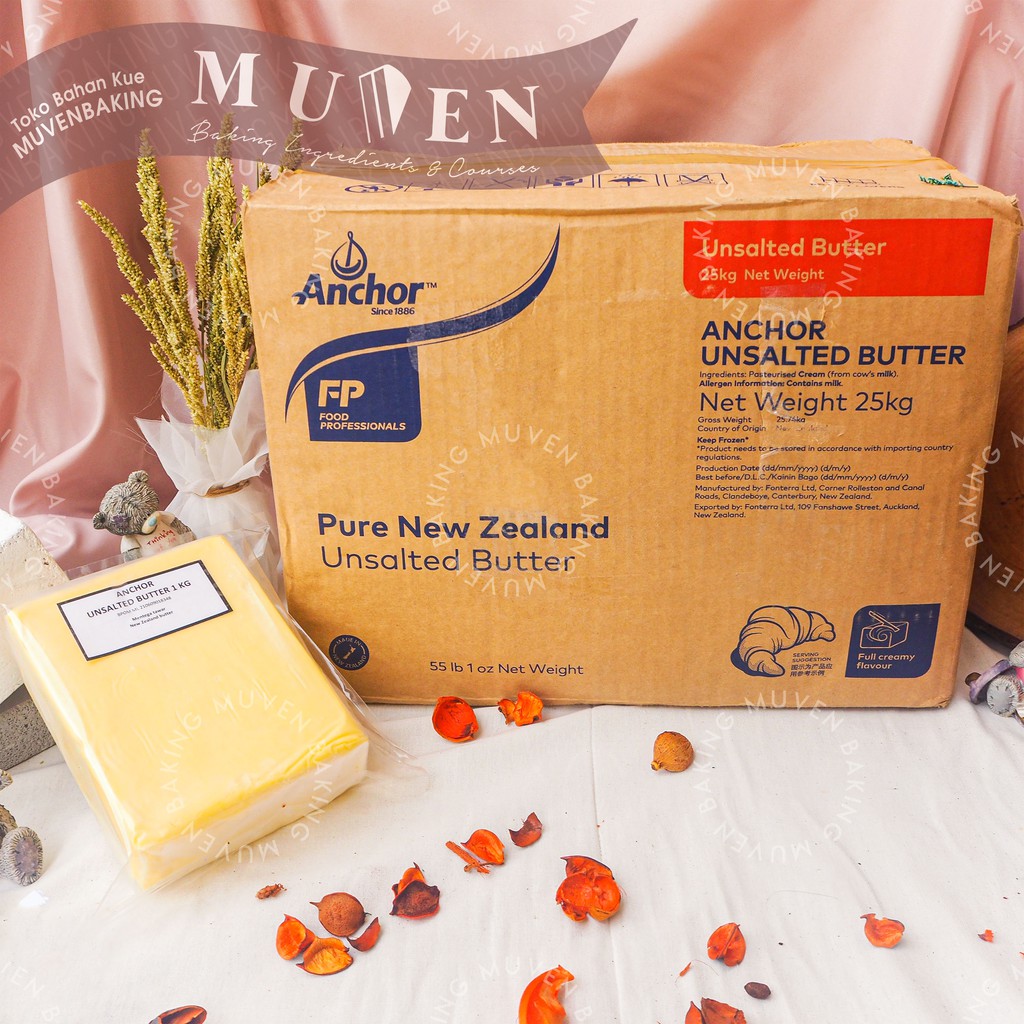 

ANCHOR UNSALTED BUTTER 1 KG