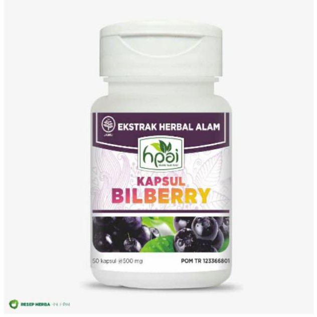 Bilberry HNI HPAI obat herbal mata retina vitamin A fh