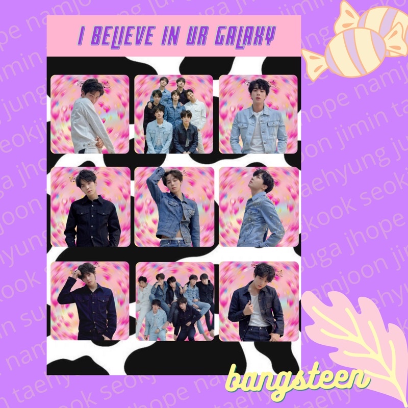 

BTS STICKERS | I BELIEVE IN UR GALAXY