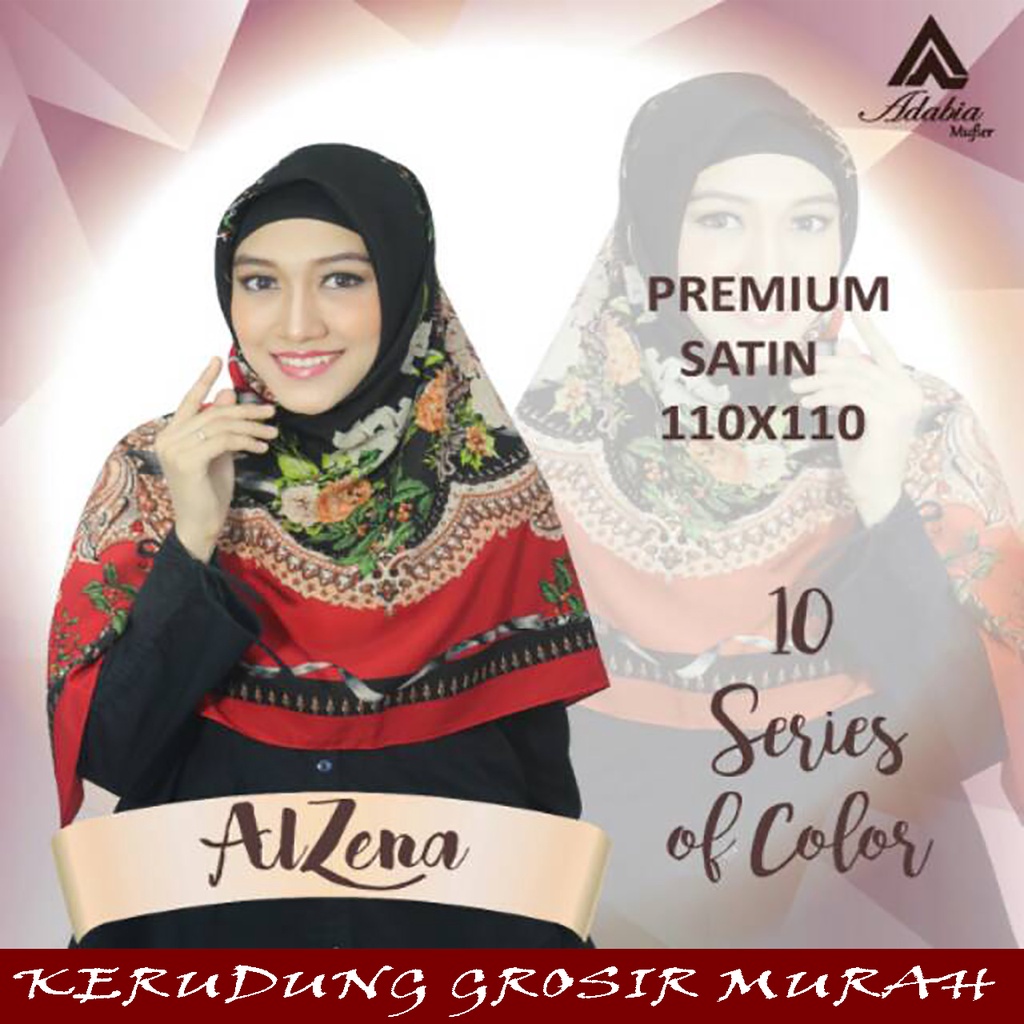Hijab satin premium alzena