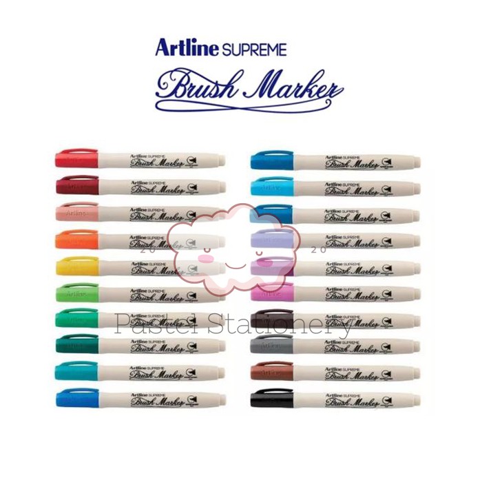 

Artline Supreme Brush Marker - Art Calligraphy Artline Brush Pen