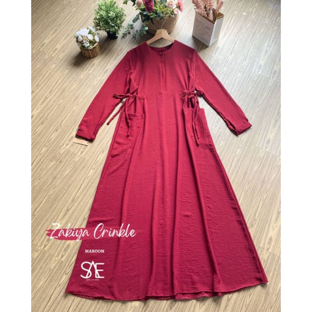 GAMIS BUSUI ZAKIYA CRINKLE BY SIMPLY OF AEGEA