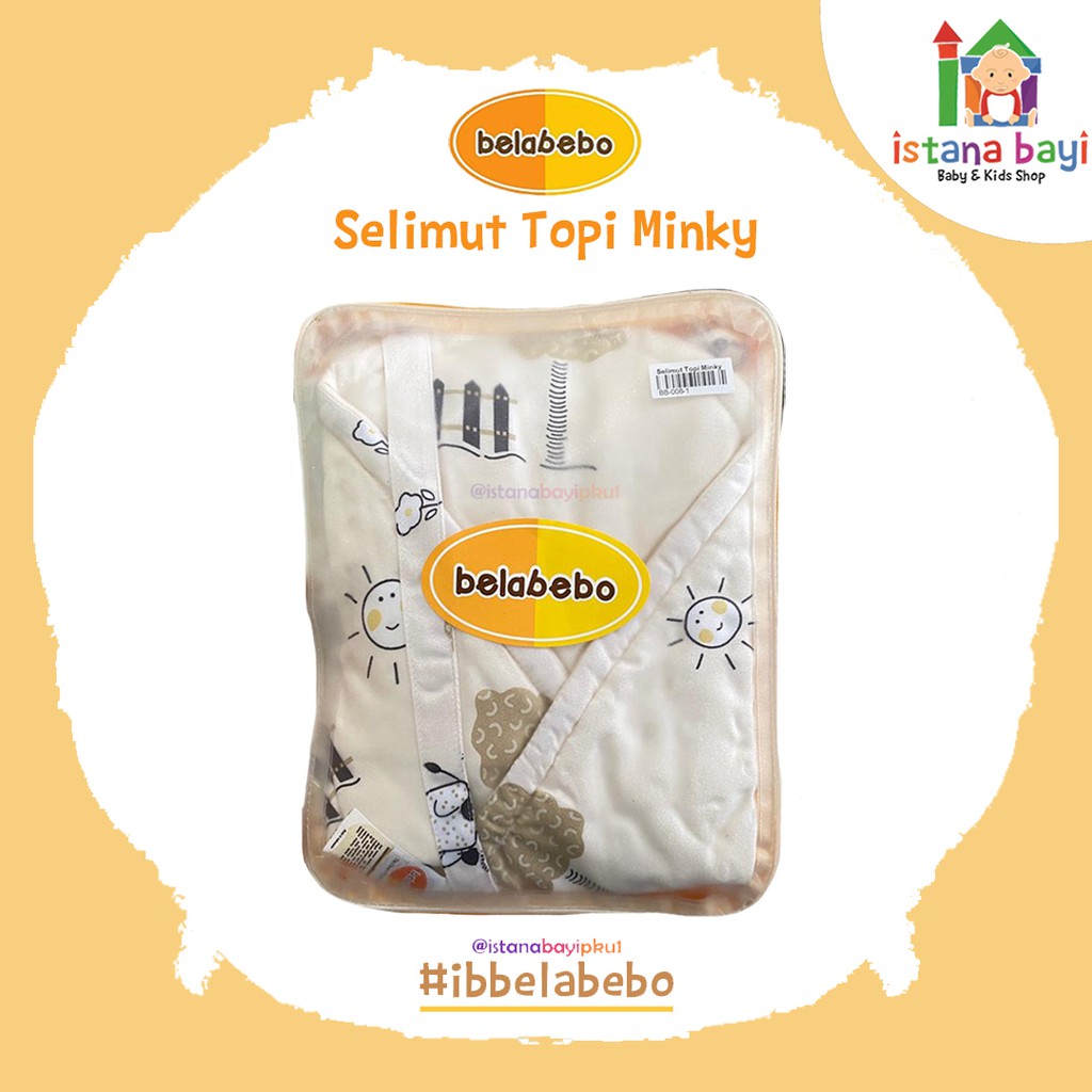 Belabebo Selimut Topi Minky/Selimut topi bayi