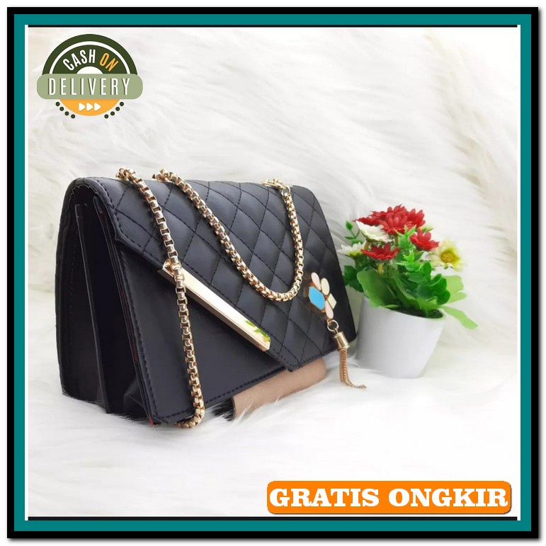 Shopee Mall Tas Wanita Tas Selempang Wanita Remaja Tas Rantai Wanita T ( Bisa Cod ) Al El Tas Wanita