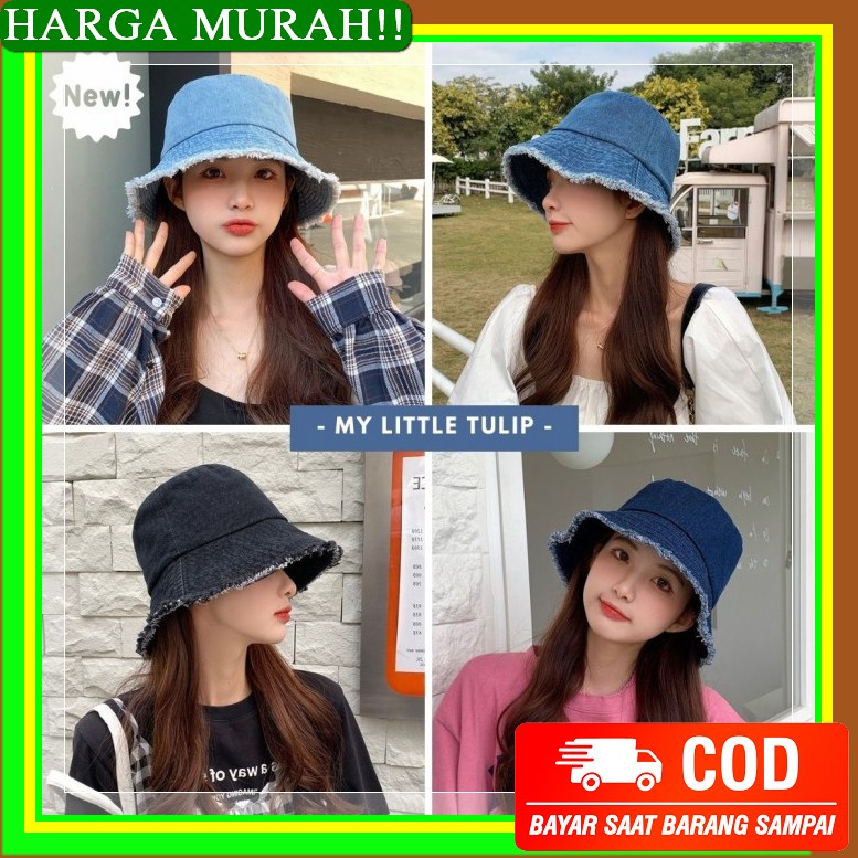 Topi Kekinian Cowok / Cewek | Topi Wanita Korea Keren | Topi Pria NC118 Topi Jeans Pria Wanita / To