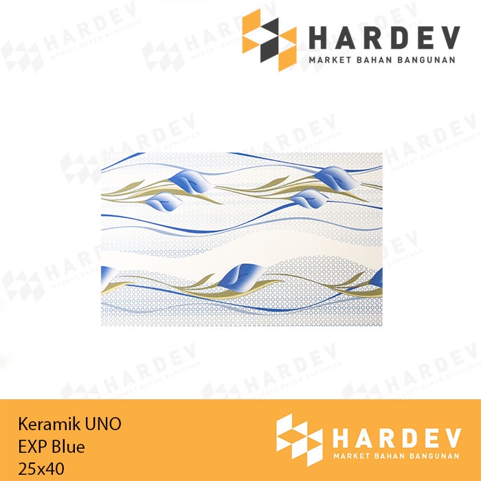 Keramik UNO 25x40 EXP Blue