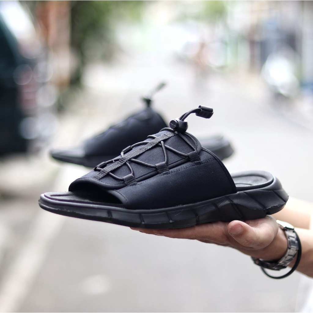 KOSA|Sendal Slide Pria Original Distro Sandal Slop Selop Cowok Simple Trendy Kekinian