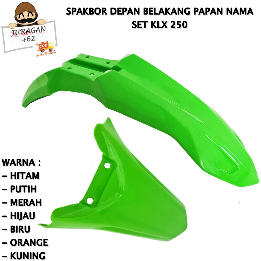 SPAKBOR SET DEPAN BELAKANG KLX NEW 250 150 DTRACKER D TRACKER MOTOR TRAIL CROSS KAWASAKI