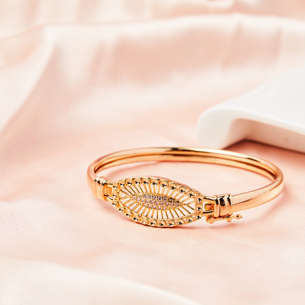 Y068 Gelang wanita dewasa.gelang tangkai motiv oval-4